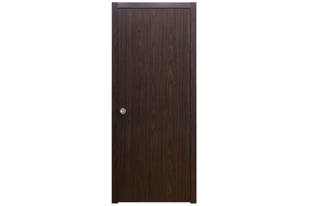 Nova M-34 Black Walnut Laminated Modern Interior Door - Single Pocket