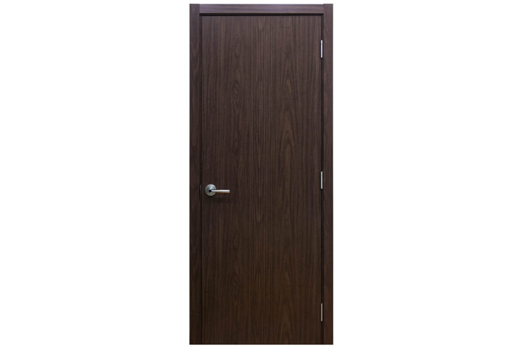 Nova M-34 Black Walnut Laminated Modern Interior Door - Single Door