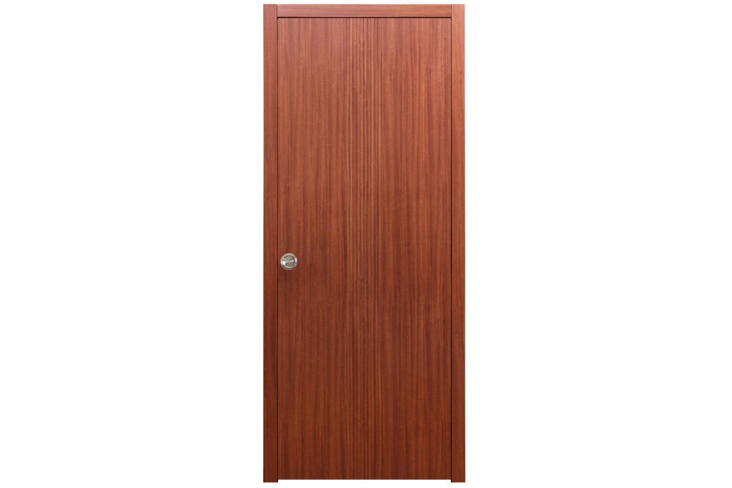 Nova M-34 Sapele Laminated Modern Interior Door - Single Pocket