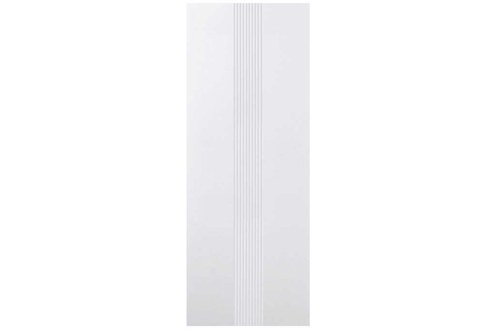 Nova M-34 Soft White Laminated Modern Interior Door - Slab