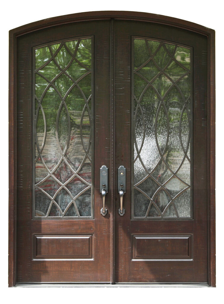 Nova Royal Series Wrought Iron Custom Exterior Door Style 002