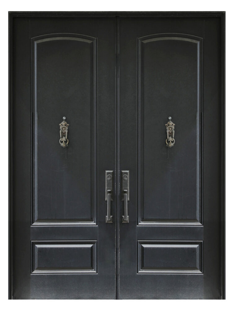 Nova Royal Series Wrought Iron Custom Exterior Door Style 004