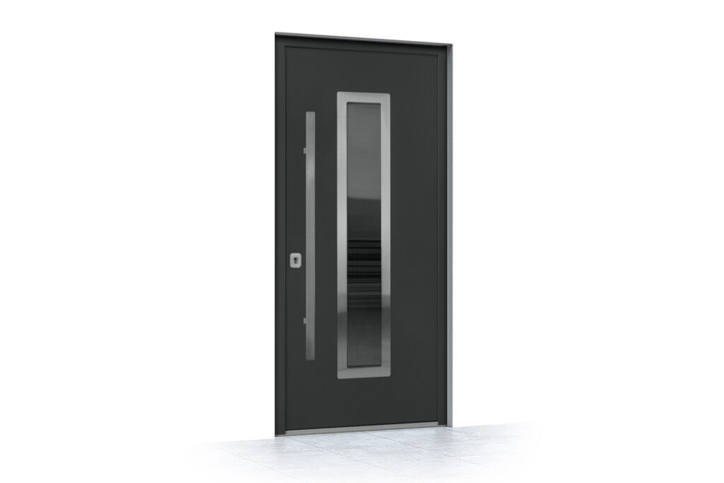 Nova Inox S1 Gray Exterior Door