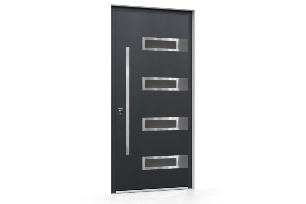 Nova Inox S4 Gray Exterior Door