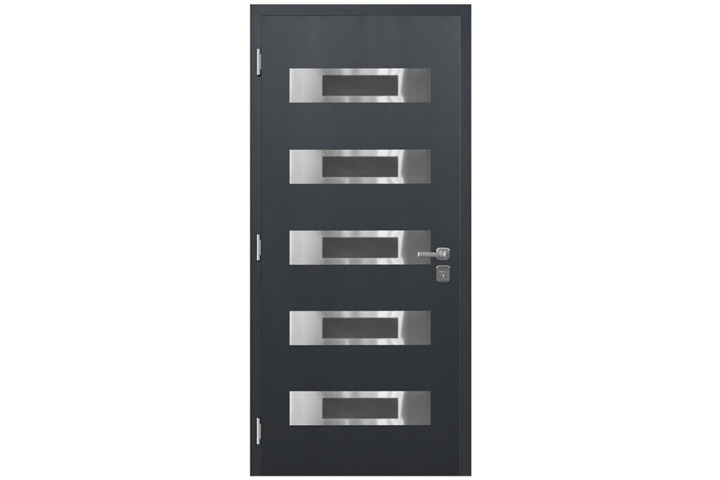 Nova Inox S5 Gray Exterior Door