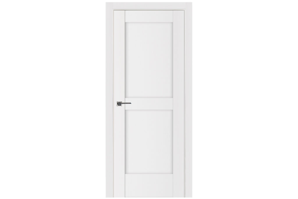 Nova Stile 024 Soft White Laminated Modern Interior Door - Single Door