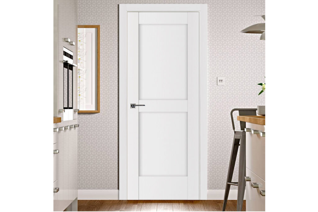 Nova Stile 024 Soft White Laminated Modern Interior Door