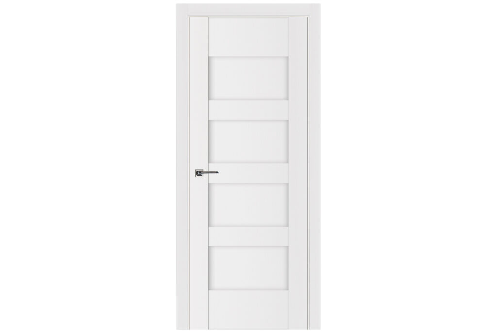 Nova Stile 035 Soft White Laminated Modern Interior Door - Single Door