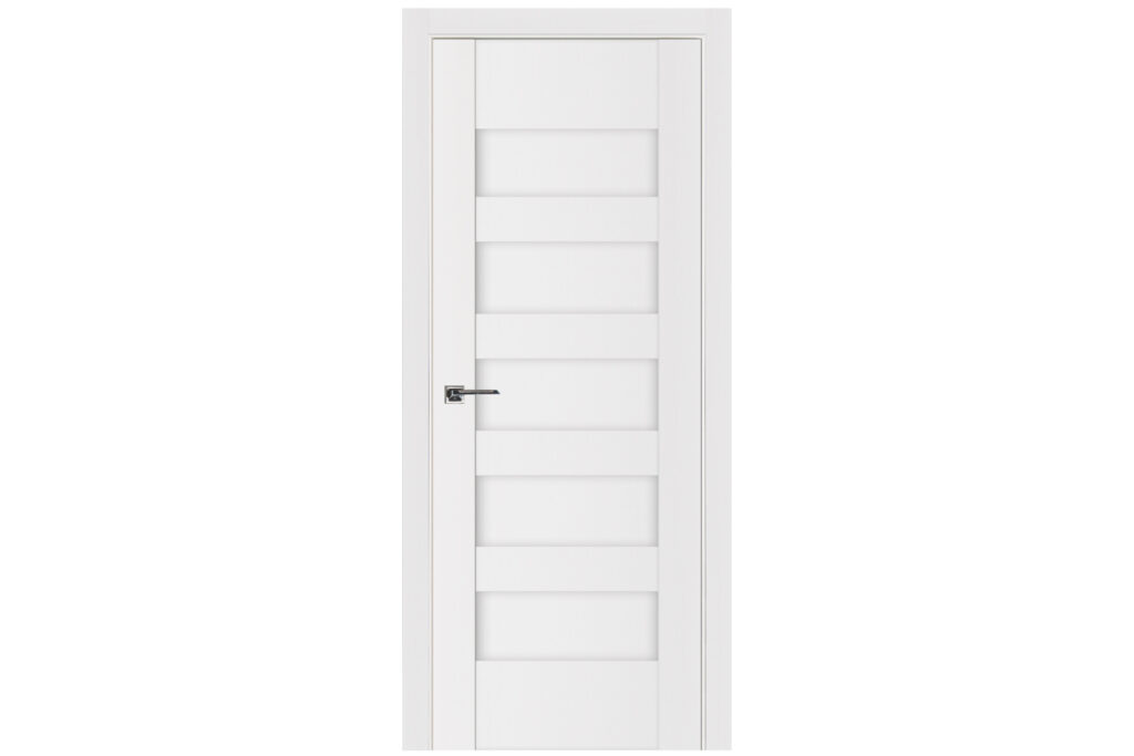 Nova Stile 040 Soft White Laminated Modern Interior Door - Single Door