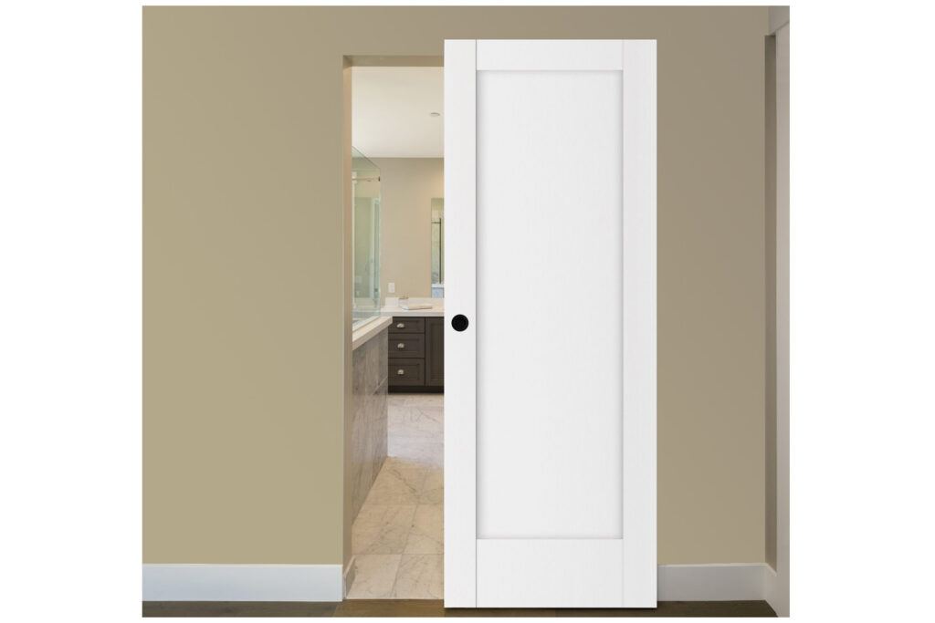 Nova Stile 059 Soft White Laminated Modern Interior Door - Magic Door