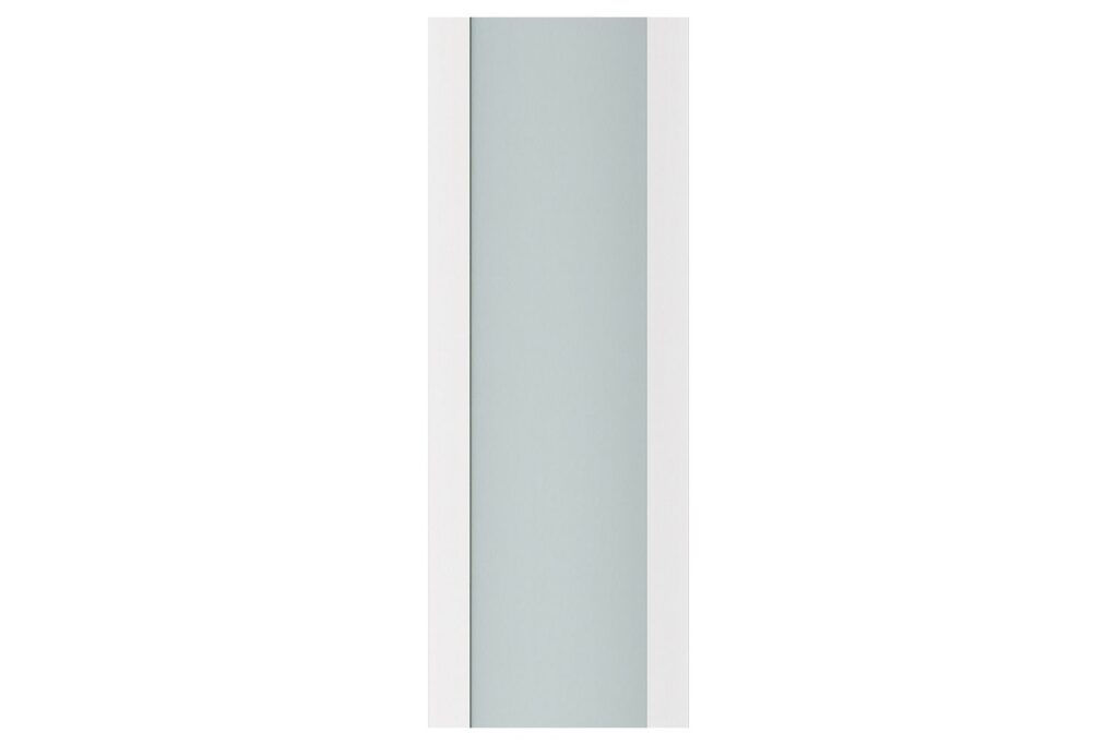 Nova Triplex 001 Soft White Laminated Modern Interior Door - Slab