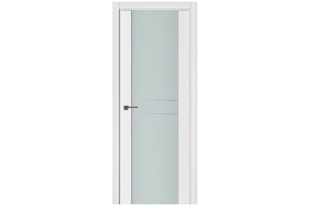 Nova Triplex 003 Soft White Laminated Modern Interior Door - Single Door