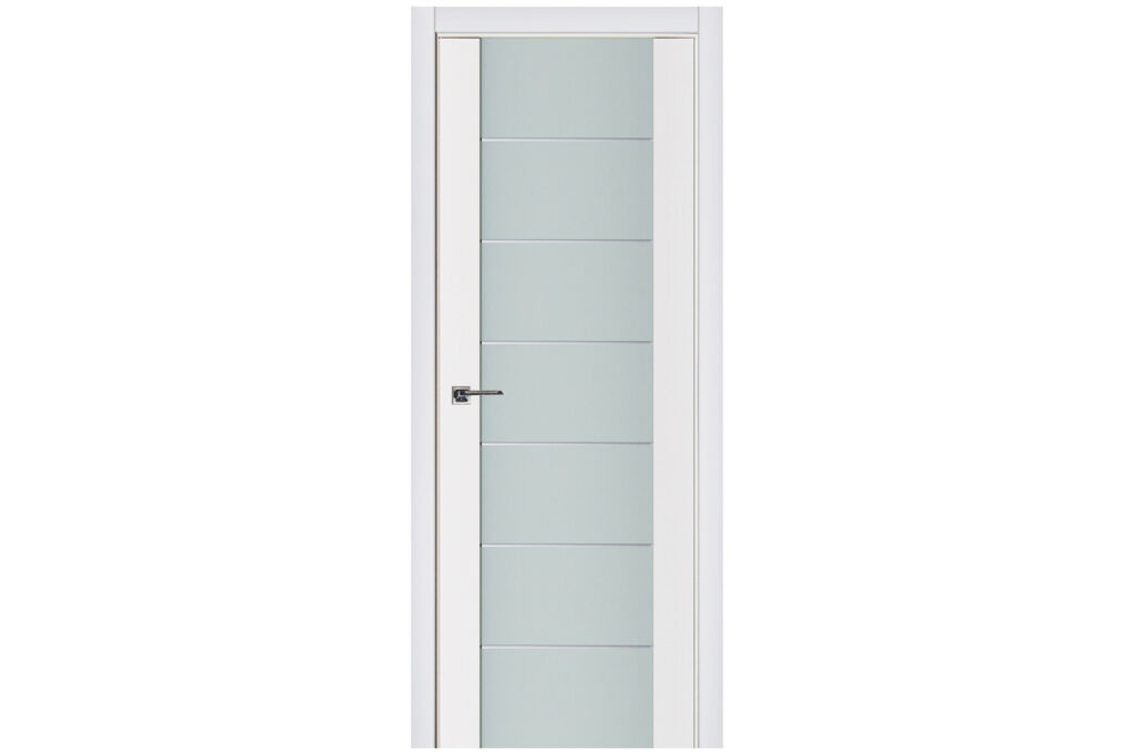 Nova Triplex 009 Soft White Laminated Modern Interior Door - Single Door