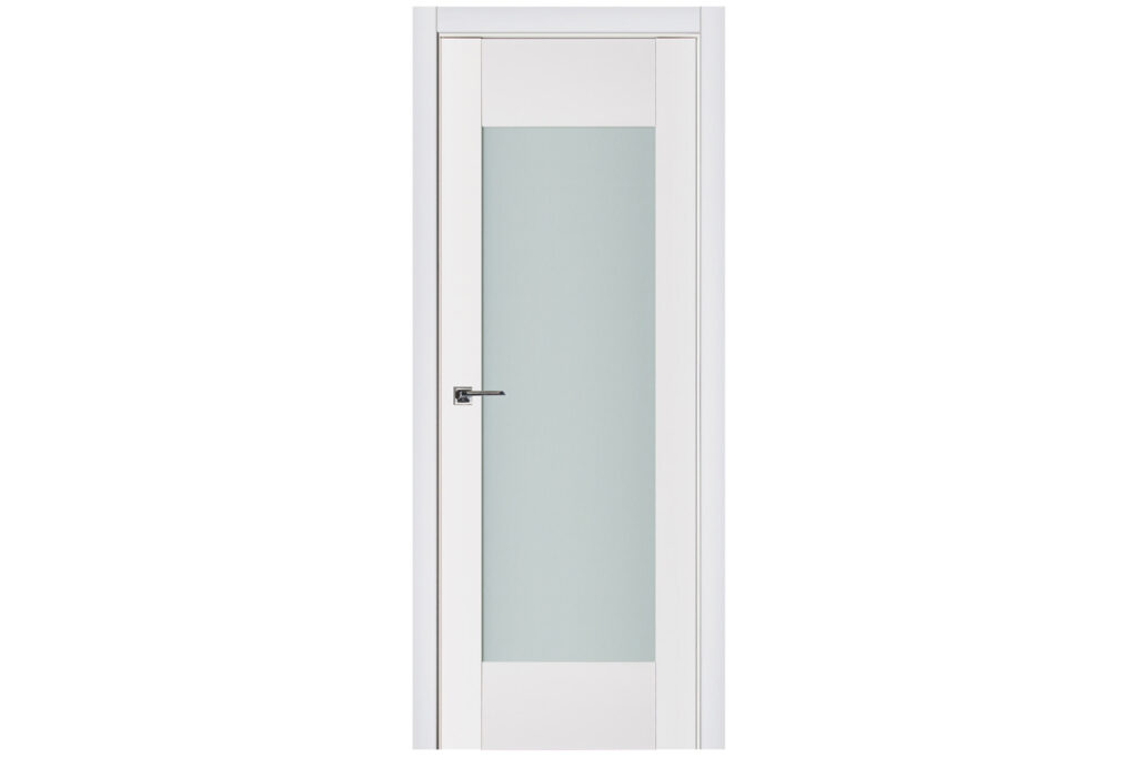 Nova Triplex 012 Soft White Laminated Modern Interior Door - Single Door