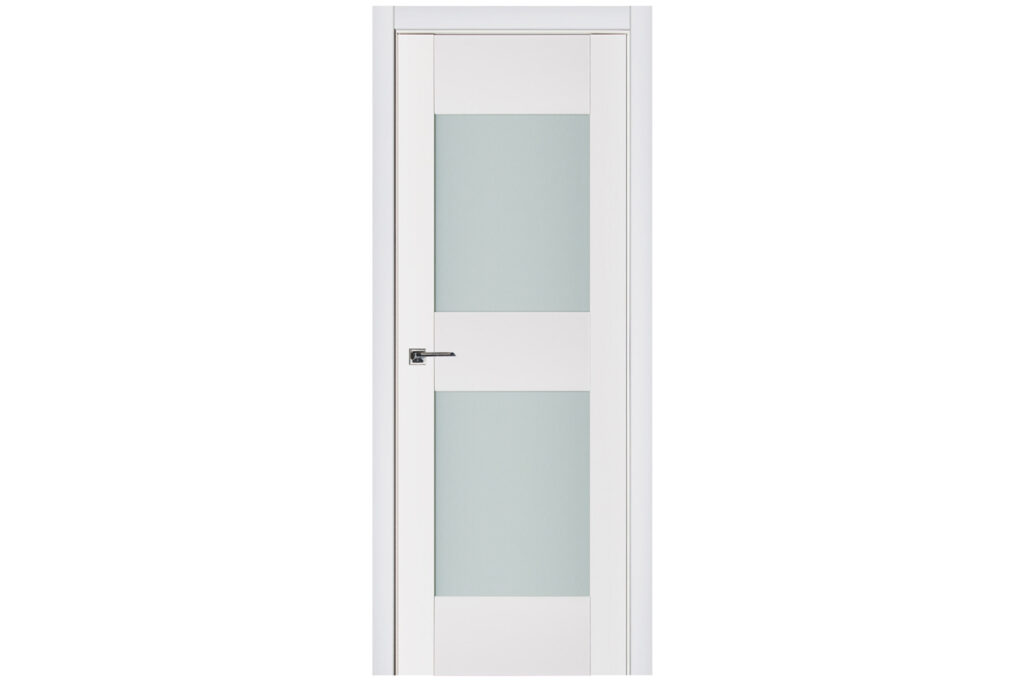 Nova Triplex 013 Soft White Laminated Modern Interior Door - Single Door