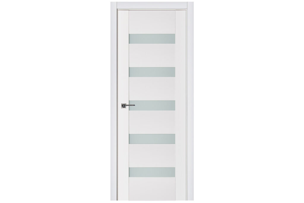 Nova Triplex 018 Soft White Laminated Modern Interior Door - Single Door