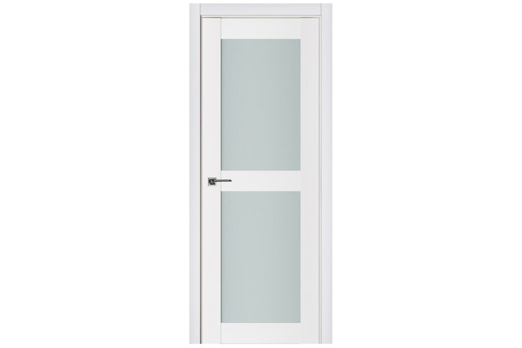 Nova Triplex 020 Soft White Laminated Modern Interior Door - Single Door