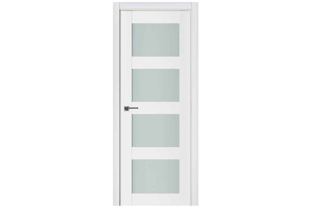 Nova Triplex 021 Soft White Laminated Modern Interior Door - Single Door