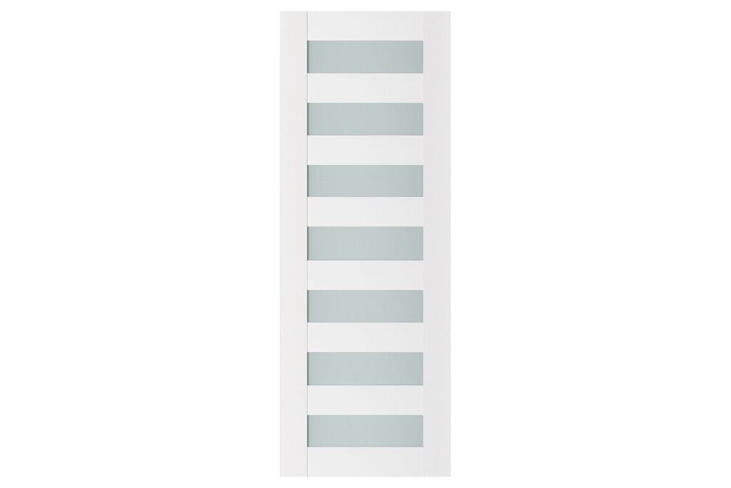 Nova Triplex 024 Soft White Laminated Modern Interior Door - Slab