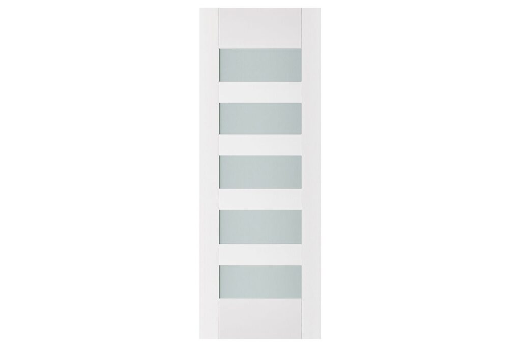 Nova Triplex 040 Soft White Laminated Modern Interior Door - Slab