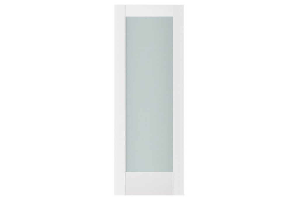 Nova Triplex 056 Soft White Laminated Modern Interior Door - Slab