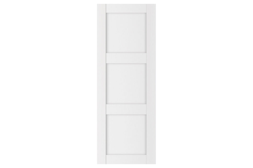 Nova Stile 025 Soft White Laminated Modern Interior Door - Slab