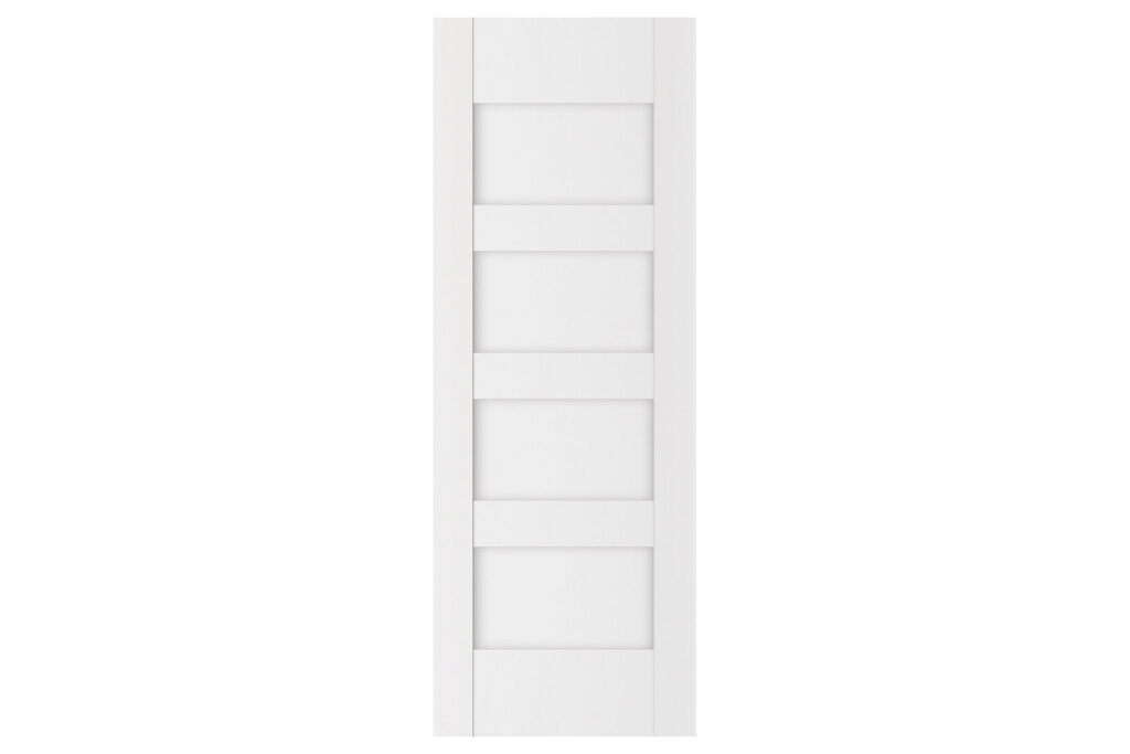 Nova Stile 035 Soft White Laminated Modern Interior Door - Slab