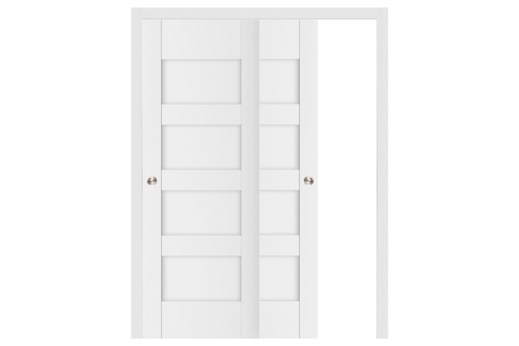 Nova Stile 035 Soft White Laminated Modern Interior Door - Bypass Door