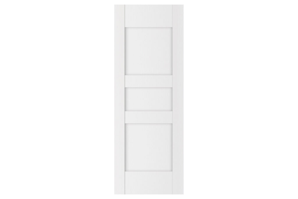 Nova Stile 036 Soft White Laminated Modern Interior Door - Slab