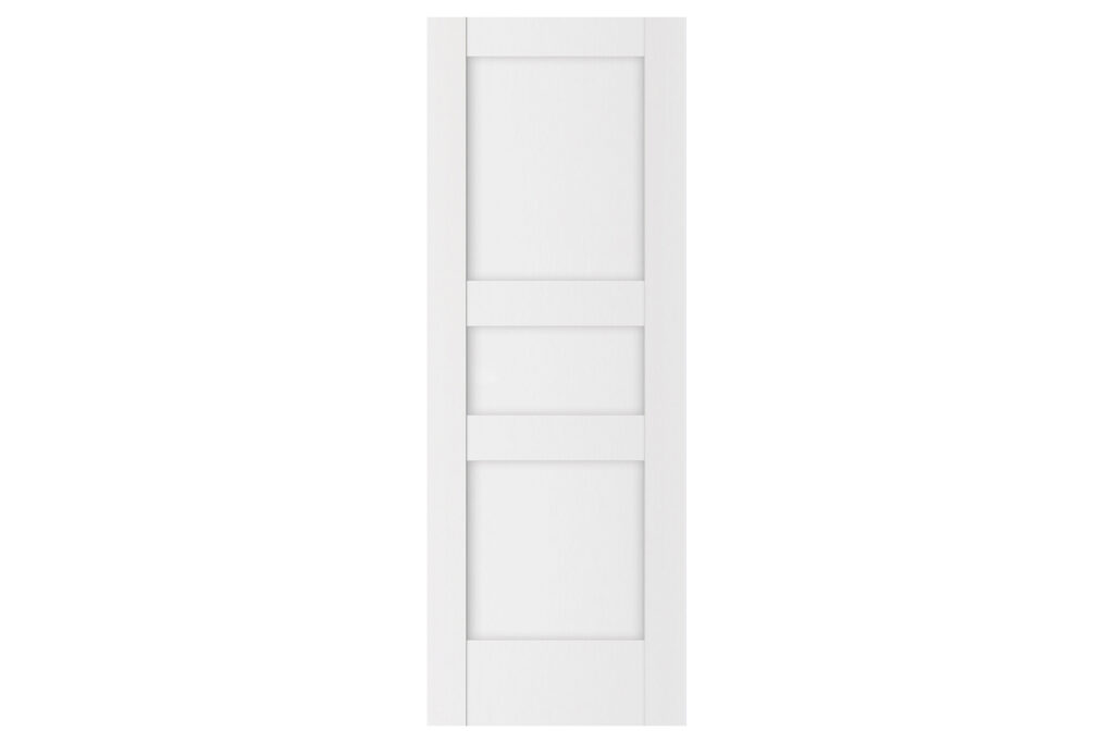 Nova Stile 039 Soft White Laminated Modern Interior Door - Slab
