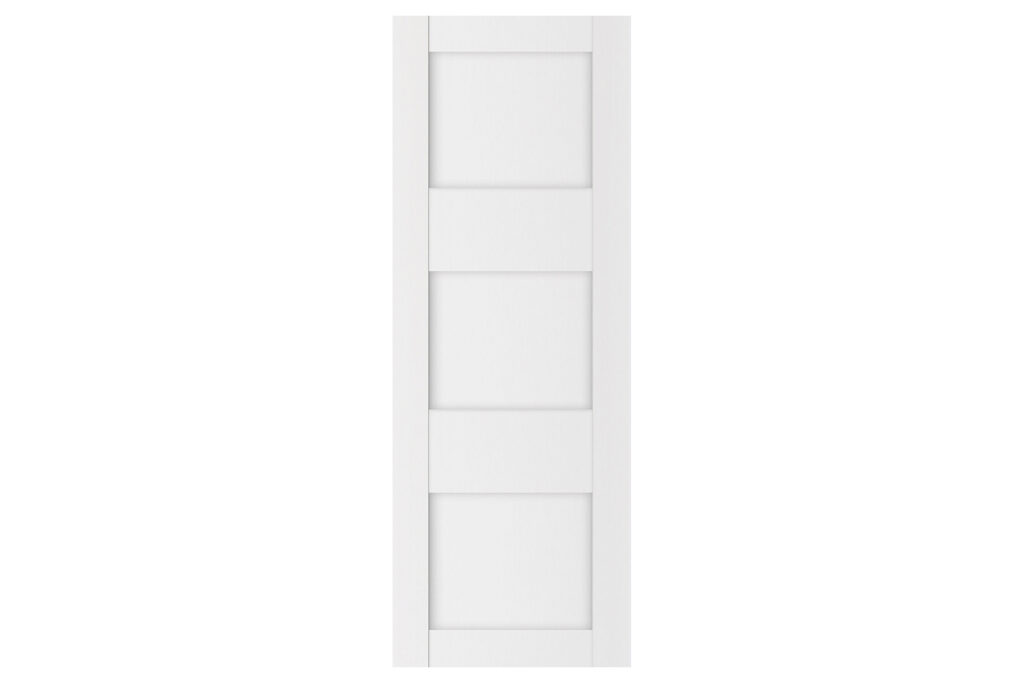 Nova Stile 044 Soft White Laminated Modern Interior Door - Slab
