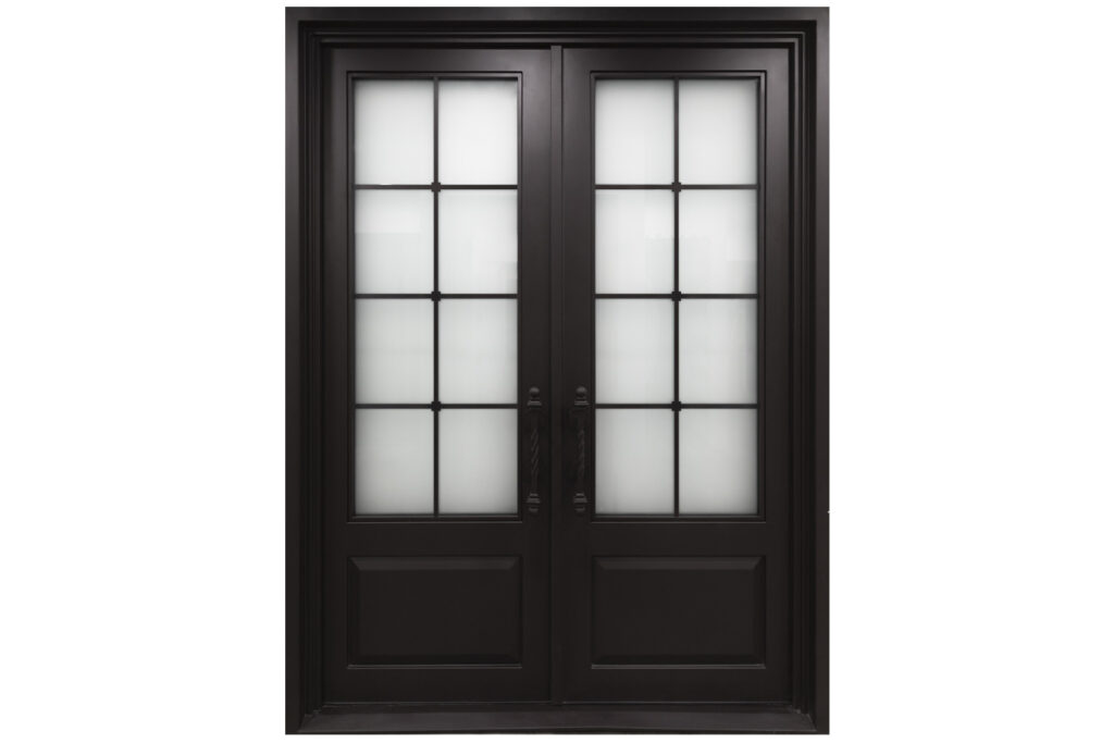 Nova Royal Series Wrought Iron Custom Exterior Door Style 052
