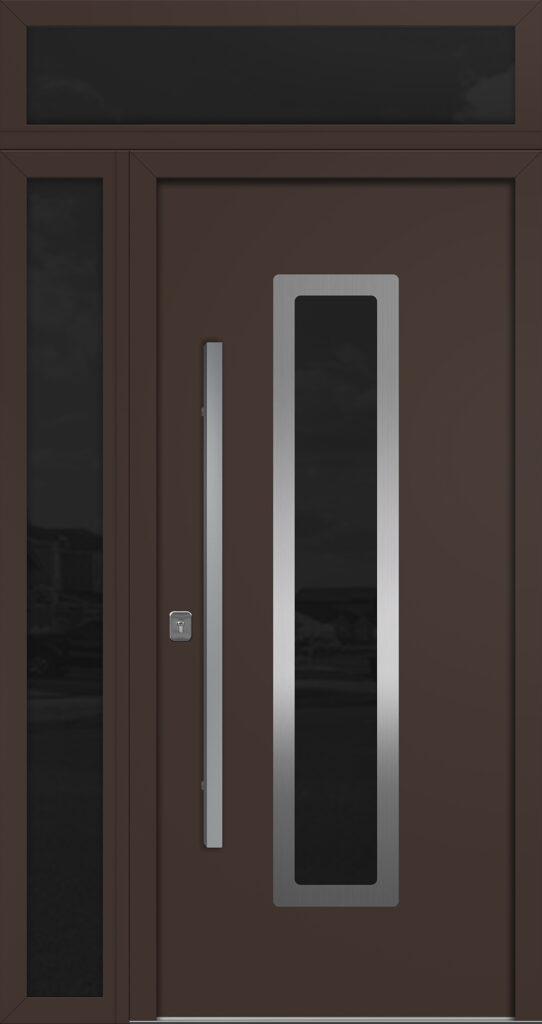 Nova Inox S1 Brown Exterior Door