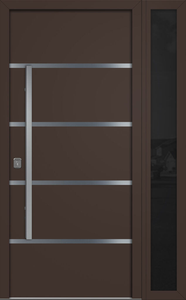 Nova Inox S3 Brown Exterior Door
