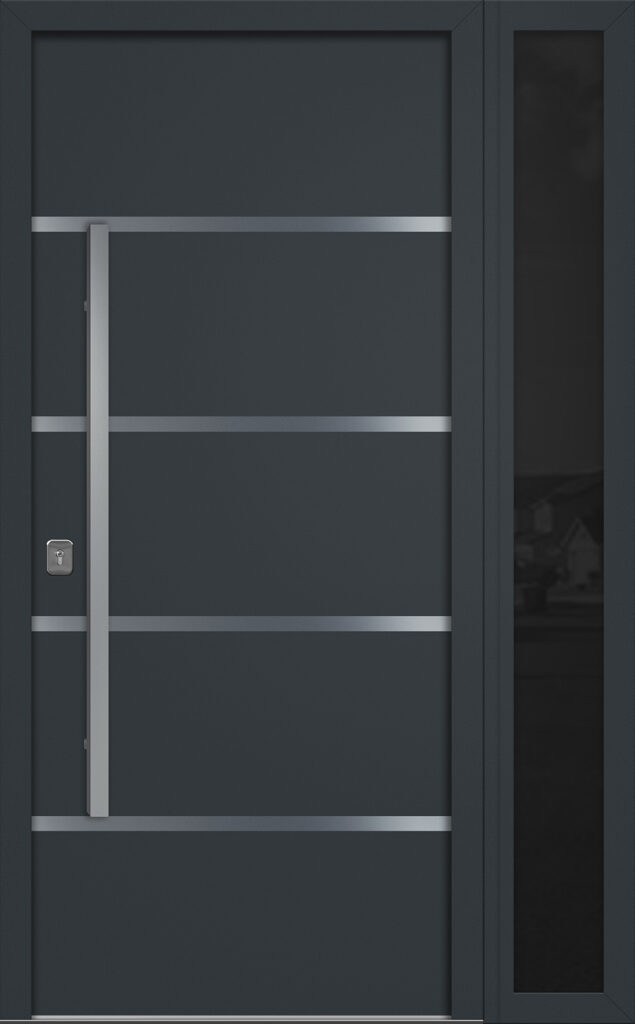 Nova Inox S3 Gray Exterior Door