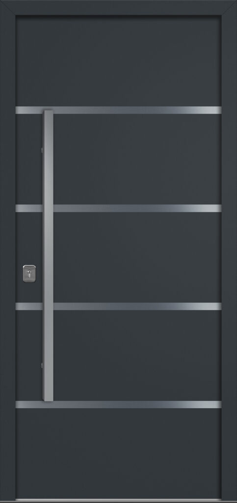 Nova Inox S3 Gray Exterior Door