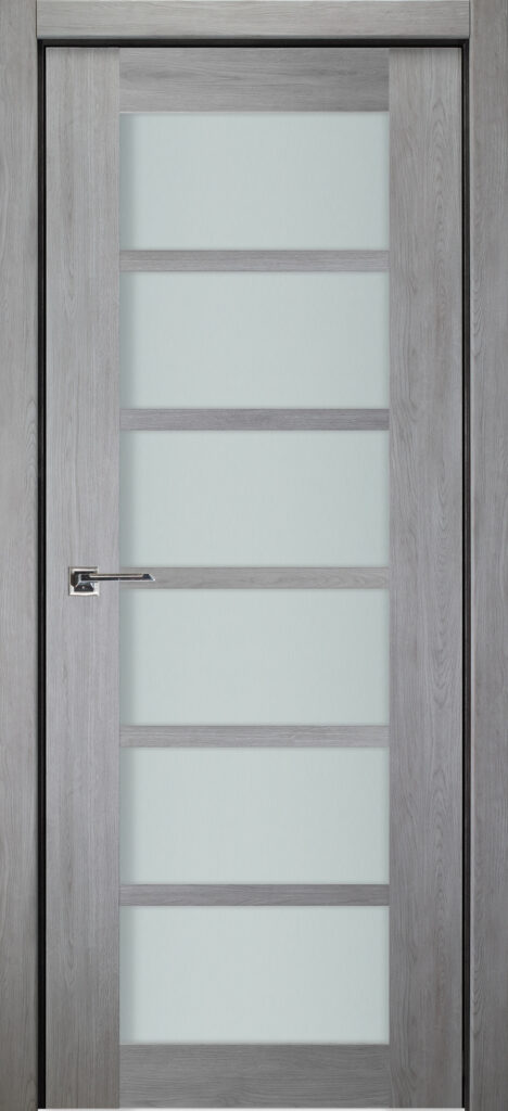Nova Italia Light Gray-6 Lite Laminated French Door