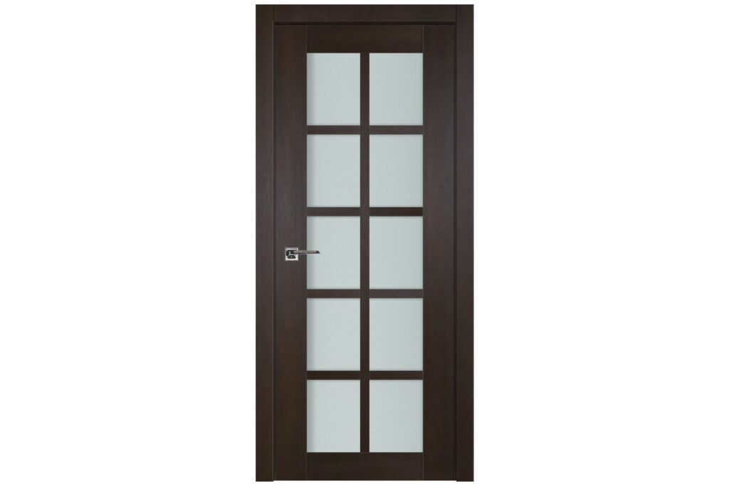 Italia 10-Lite French Interior Door Premium Wenge Single Door