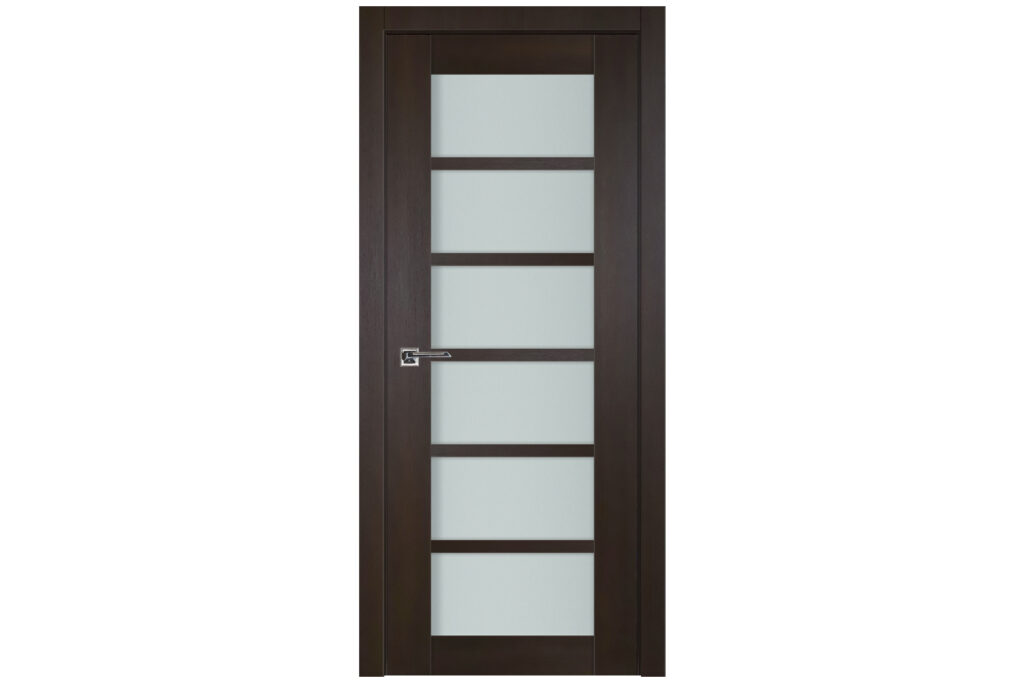 Italia 6-Lite French Interior Door Premium Wenge Single Door
