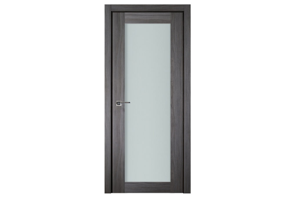 Italia 1-Lite French Interior Door Swiss Elm Single Door