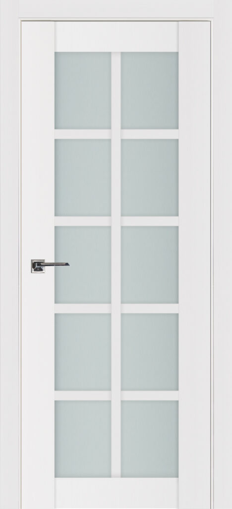 Nova Italia Alaskan White 10-Lite Laminated French Door