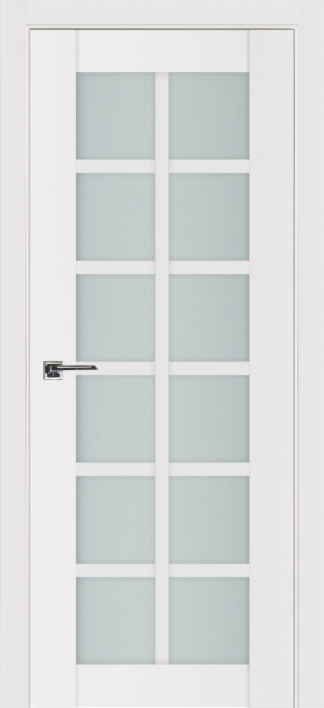 Nova Italia Alaskan White 12-Lite Laminated French Door